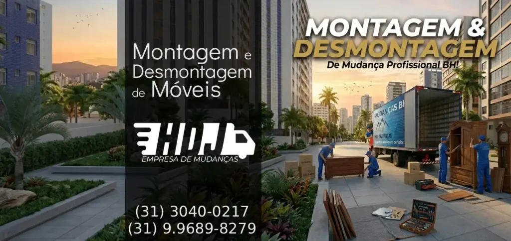 Montagem e Desmontagem de Mudanca Empresa para Montagem e Desmontagem de Moveis HDJ